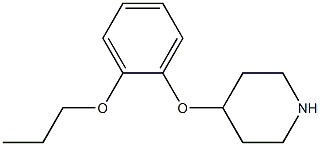 4-(2-propoxyphenoxy)piperidine Structure