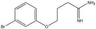 4-(3-bromophenoxy)butanimidamide 구조식 이미지