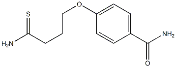 4-(3-carbamothioylpropoxy)benzamide Structure