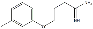 4-(3-methylphenoxy)butanimidamide Structure