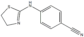 4-(4,5-dihydro-1,3-thiazol-2-ylamino)benzonitrile 구조식 이미지