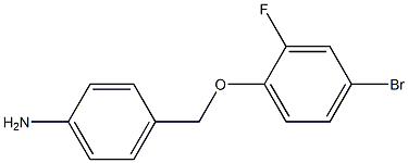 4-(4-bromo-2-fluorophenoxymethyl)aniline 구조식 이미지