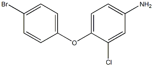 4-(4-bromophenoxy)-3-chloroaniline Structure