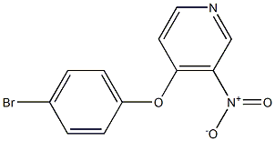 4-(4-bromophenoxy)-3-nitropyridine 구조식 이미지