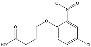 4-(4-chloro-2-nitrophenoxy)butanoic acid Structure