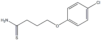 4-(4-chlorophenoxy)butanethioamide 구조식 이미지