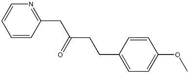 4-(4-methoxyphenyl)-1-(pyridin-2-yl)butan-2-one 구조식 이미지