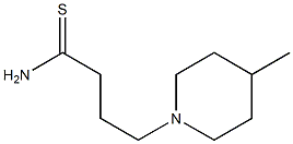 4-(4-methylpiperidin-1-yl)butanethioamide 구조식 이미지