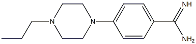 4-(4-propylpiperazin-1-yl)benzene-1-carboximidamide Structure