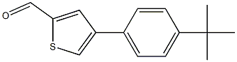 4-(4-tert-butylphenyl)thiophene-2-carbaldehyde 구조식 이미지