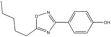 4-(5-pentyl-1,2,4-oxadiazol-3-yl)phenol Structure