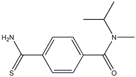 4-(aminocarbonothioyl)-N-isopropyl-N-methylbenzamide Structure