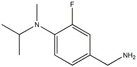 4-(aminomethyl)-2-fluoro-N-methyl-N-(propan-2-yl)aniline 구조식 이미지