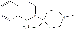 4-(aminomethyl)-N-benzyl-N-ethyl-1-methylpiperidin-4-amine Structure