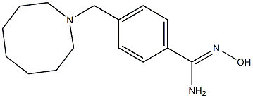 4-(azocan-1-ylmethyl)-N'-hydroxybenzene-1-carboximidamide 구조식 이미지