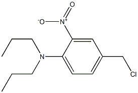 4-(chloromethyl)-2-nitro-N,N-dipropylaniline Structure