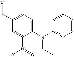 4-(chloromethyl)-N-ethyl-2-nitro-N-phenylaniline Structure