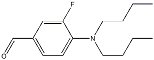 4-(dibutylamino)-3-fluorobenzaldehyde 구조식 이미지
