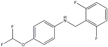 4-(difluoromethoxy)-N-[(2,6-difluorophenyl)methyl]aniline Structure