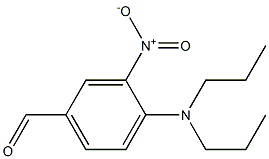 4-(dipropylamino)-3-nitrobenzaldehyde Structure