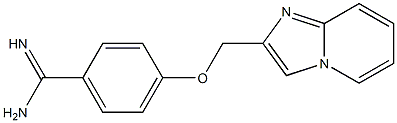 4-(imidazo[1,2-a]pyridin-2-ylmethoxy)benzenecarboximidamide Structure
