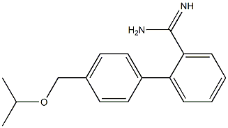 4'-(isopropoxymethyl)-1,1'-biphenyl-2-carboximidamide 구조식 이미지