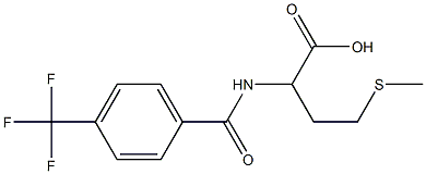 4-(methylsulfanyl)-2-{[4-(trifluoromethyl)phenyl]formamido}butanoic acid Structure