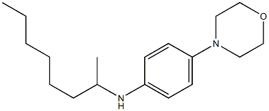 4-(morpholin-4-yl)-N-(octan-2-yl)aniline 구조식 이미지