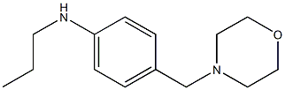 4-(morpholin-4-ylmethyl)-N-propylaniline Structure