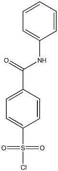 4-(phenylcarbamoyl)benzene-1-sulfonyl chloride 구조식 이미지