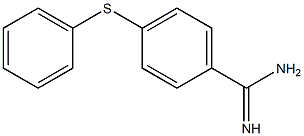 4-(phenylsulfanyl)benzene-1-carboximidamide 구조식 이미지