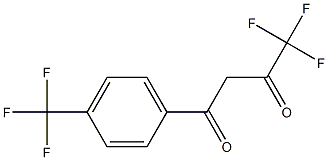 4,4,4-trifluoro-1-[4-(trifluoromethyl)phenyl]butane-1,3-dione 구조식 이미지