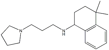 4,4-dimethyl-N-[3-(pyrrolidin-1-yl)propyl]-1,2,3,4-tetrahydronaphthalen-1-amine Structure