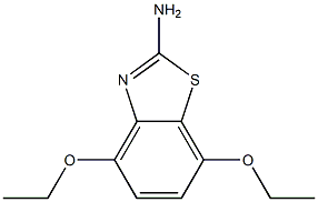 4,7-diethoxy-1,3-benzothiazol-2-amine 구조식 이미지