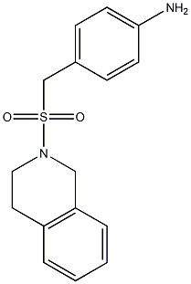 4-[(1,2,3,4-tetrahydroisoquinoline-2-sulfonyl)methyl]aniline 구조식 이미지