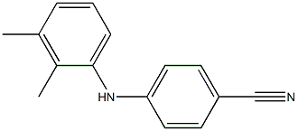 4-[(2,3-dimethylphenyl)amino]benzonitrile Structure