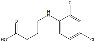 4-[(2,4-dichlorophenyl)amino]butanoic acid Structure