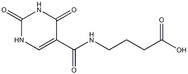 4-[(2,4-dioxo-1,2,3,4-tetrahydropyrimidin-5-yl)formamido]butanoic acid 구조식 이미지