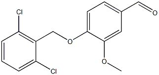 4-[(2,6-dichlorophenyl)methoxy]-3-methoxybenzaldehyde 구조식 이미지