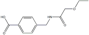 4-[(2-ethoxyacetamido)methyl]benzoic acid 구조식 이미지