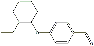 4-[(2-ethylcyclohexyl)oxy]benzaldehyde Structure