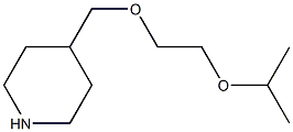 4-[(2-isopropoxyethoxy)methyl]piperidine 구조식 이미지