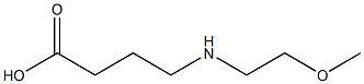 4-[(2-methoxyethyl)amino]butanoic acid 구조식 이미지