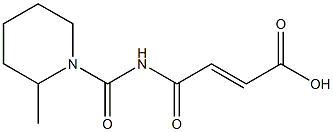 4-[(2-methylpiperidin-1-yl)carbonylamino]-4-oxobut-2-enoic acid Structure