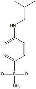 4-[(2-methylpropyl)amino]benzene-1-sulfonamide Structure