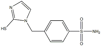 4-[(2-sulfanyl-1H-imidazol-1-yl)methyl]benzene-1-sulfonamide Structure