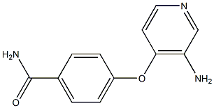 4-[(3-aminopyridin-4-yl)oxy]benzamide 구조식 이미지