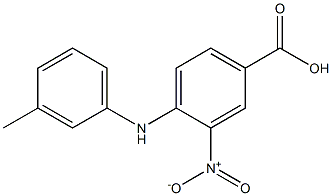 4-[(3-methylphenyl)amino]-3-nitrobenzoic acid Structure