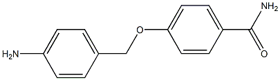 4-[(4-aminophenyl)methoxy]benzamide 구조식 이미지