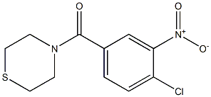 4-[(4-chloro-3-nitrophenyl)carbonyl]thiomorpholine 구조식 이미지